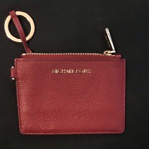 Berry Michael Kors Coin Purse